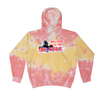 [[color:Funnel Cake]] Breathing Is For The Weak Swimming Tie Dye Hoodie Funnel Cake