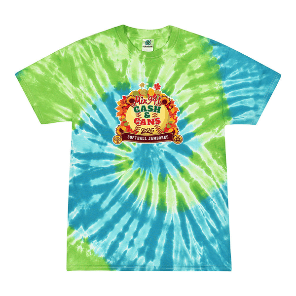 [[color:St Lucia]] Bumblebee Jamboree 2026 0000 St Lucia Tie Dyed T shirt