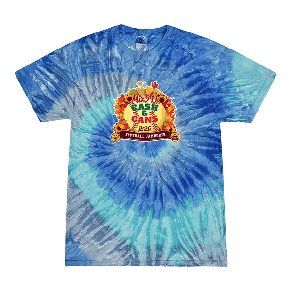 [[color:Blue Jerry]] Bumblebee Jamboree 2026 0003 Blue Jerry Tie Dyed T shirt