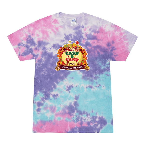 [[color:Cotton Candy]] Bumblebee Jamboree 2026 0004 Cotton Candy Tie Dyed T shirt