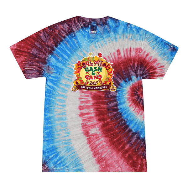 [[color:Firecracker]] Bumblebee Jamboree 2026 0006 Firecracker Tie Dyed T shirt