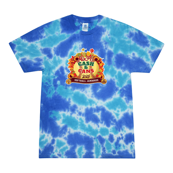 [[color:Multi Blue]] Bumblebee Jamboree 2026 0017 Multi Blue Tie Dyed T shirt