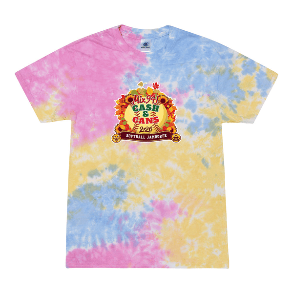 [[color:Sherbert]] Bumblebee Jamboree 2026 0019 Sherbert Tie Dyed T shirt
