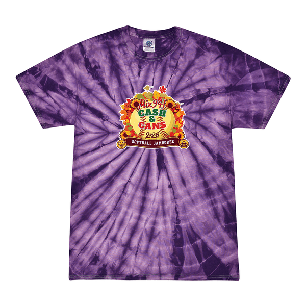 [[color:Spider Purple]] Bumblebee Jamboree 2026 0023 Spider Purple Tie Dyed T shirt