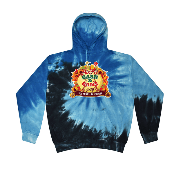 [[color:Blue Ocean]] Bumblebee Jamboree 2026 0028 Blue Ocean Tie Dyed Hoodie