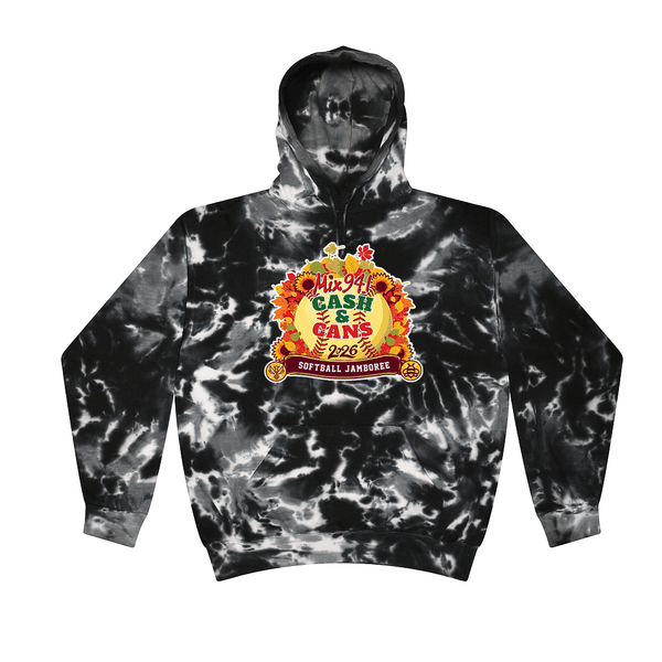 [[color:Multi Black]] Bumblebee Jamboree 2026 0033 Multi Black Tie Dyed Hoodie
