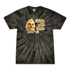 [[color:Spider Black]] Chicks With Sticks Field Hockey Tie Dye T-shirt Spider Black