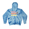 [[color:Spider Baby Blue]] If You Even Dream Of Beating Me Baseball Tie Dye Hoodie Spider Baby Blue