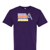 [[color:Purple]] If You Even Dream Of Beating Me Baseball Short Sleeve T-shirt Purple