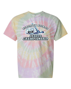 Tie Dye T-shirt - Suburban Aquatic League Championship 2025