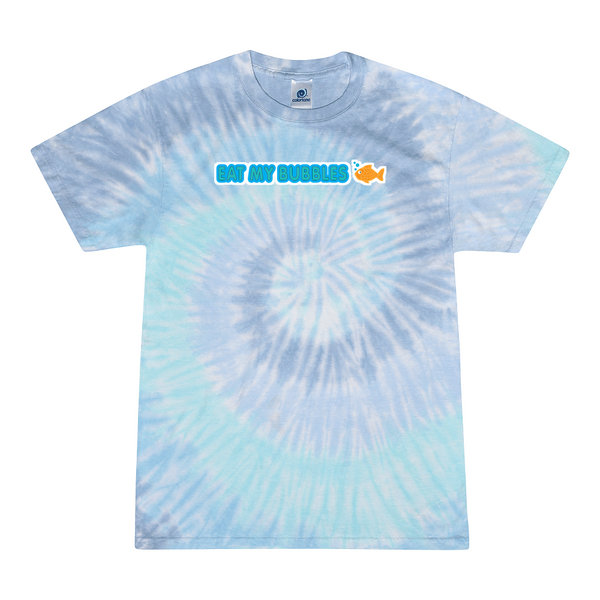 [[color:Lagoon]] Eat My Bubbles Swimming Tie Dye T-shirt Lagoon