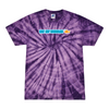 [[color:Spider Purple]] Eat My Bubbles Swimming Tie Dye T-shirt Spider Purple