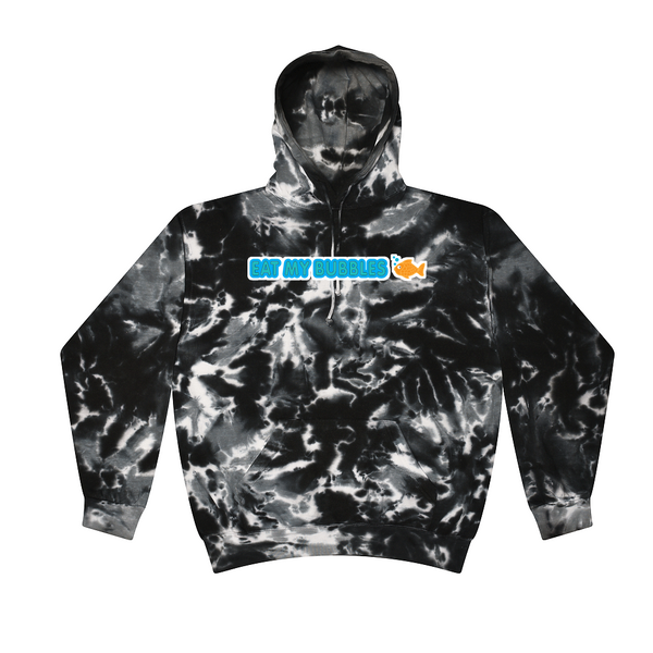 [[color:Multi Black]] Eat My Bubbles Swimming Tie Dye Hoodie Multi Black