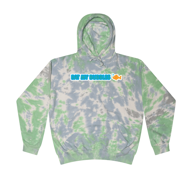 [[color:Slushy]] Eat My Bubbles Swimming Tie Dye Hoodie Slushy