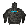 [[color:Spider Black]] Eat My Bubbles Swimming Tie Dye Hoodie Spider Black