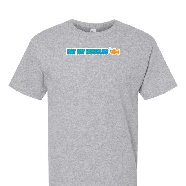 [[color:Sport Grey]] Eat My Bubbles Swimming Short Sleeve T-shirt Sport Grey