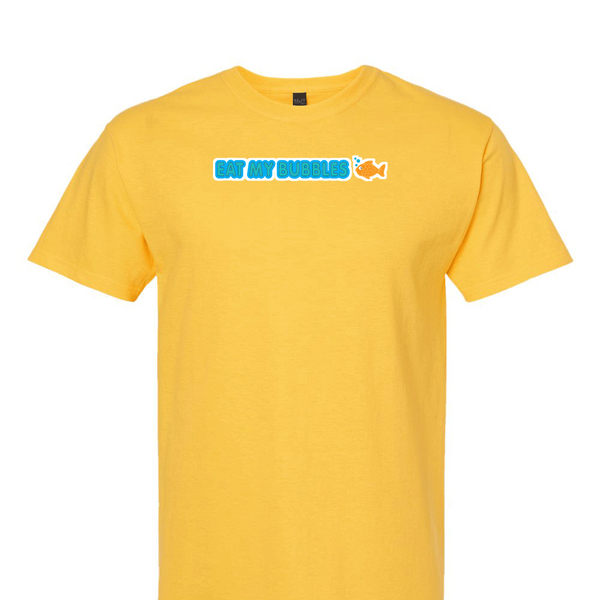 [[color:Daisy]] Eat My Bubbles Swimming Short Sleeve T-shirt Daisy