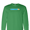 [[color:Irish Green]] Eat My Bubbles Swimming Long Sleeve T-shirt Irish Green