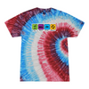 [[color:Firecracker]] Eat Sleep Swim Repeat Tie Dye T-shirt Firecracker