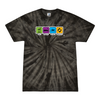[[color:Spider Black]] Eat Sleep Swim Repeat Tie Dye T-shirt Spider Black