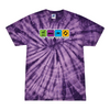 [[color:Spider Purple]] Eat Sleep Swim Repeat Tie Dye T-shirt Spider Purple