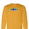 [[color:Gold]] Eat Sleep Swim Repeat Long Sleeve T-shirt Gold