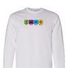 [[color:White]] Eat Sleep Swim Repeat Long Sleeve T-shirt White