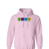 [[color:Light Pink]] Eat Sleep Swim Repeat Hoodie Light Pink