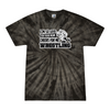 [[color:Spider Black]] Even Your Mom Cheers For Me Wrestling Tie Dye T-shirt Spider Black
