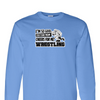 [[color:Carolina Blue]] Even Your Mom Cheers For Me Wrestling Long Sleeve T-shirt Carolina Blue