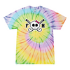 [[color:Lolli-pop]] Field Hockey Skull With Bow Tie Dye T-shirt Lolli-pop
