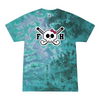 [[color:Zero G]] Field Hockey Skull With Bow Tie Dye T-shirt Zero G