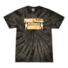 [[color:Spider Black]] Forget Princess Girls Wrestling Tie Dye T-shirt Spider Black
