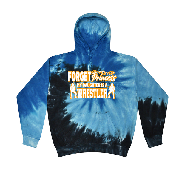 [[color:Blue Ocean]] Forget Princess Girls Wrestling Tie Dye Hoodie Blue Ocean
