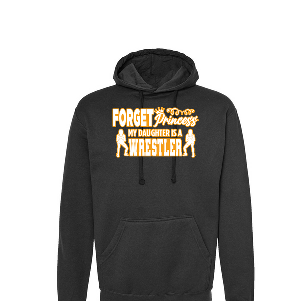 [[color:Black]] Forget Princess Girls Wrestling Hoodie Black