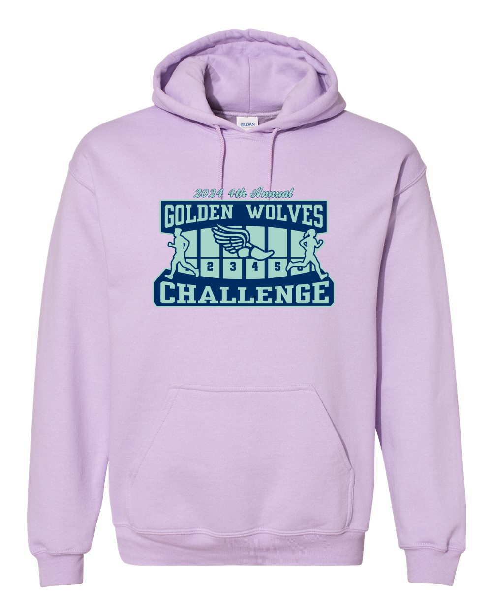 2024 4th Annual Golden Wolves Challenge Hoodies
