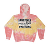 [[color:Funnel Cake]] How Bad Do You Want It Wrestling Tie Dye Hoodie Funnel Cake