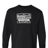 [[color:Black]] How Bad Do You Want It Wrestling Long Sleeve T-shirt Black