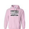 [[color:Light Pink]] How Bad Do You Want It Wrestling Hoodie Light Pink