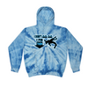 [[color:Spider Baby Blue]] I Don't Chase Boys Girls Wrestling Tie Dye Hoodie Spider Baby Blue