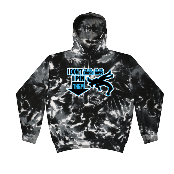 [[color:Multi Black]] I Don't Chase Boys Girls Wrestling Tie Dye Hoodie Multi Black