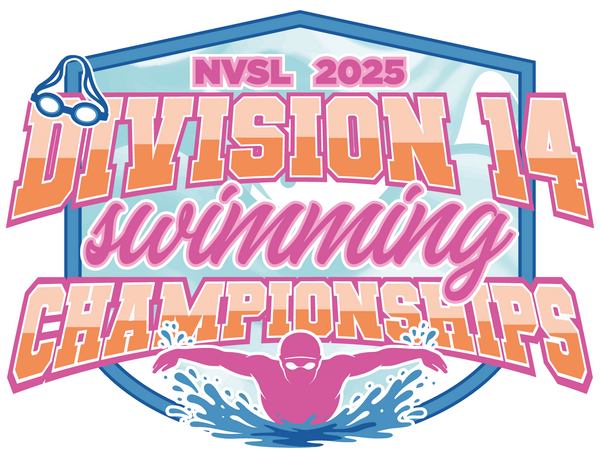 Div 14 Swim - Solid T-shirt - Pink and Orange