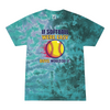 [[color:Zero G]] If Softball Were Easy Tie Dye T-shirt Zero G