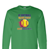 [[color:Irish Green]] If Softball Were Easy Long Sleeve T-shirt Irish Green