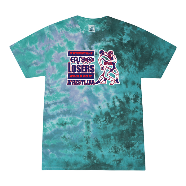 [[color:Zero G]] If Winning Was Easy Wrestling Tie Dye T-shirt Zero G