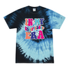 [[color:Blue Ocean]] In My Cheerleader Era Tie Dye T-shirt Blue Ocean