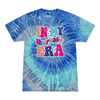 [[color:Blue Jerry]] In My Cheerleader Era Tie Dye T-shirt Blue Jerry