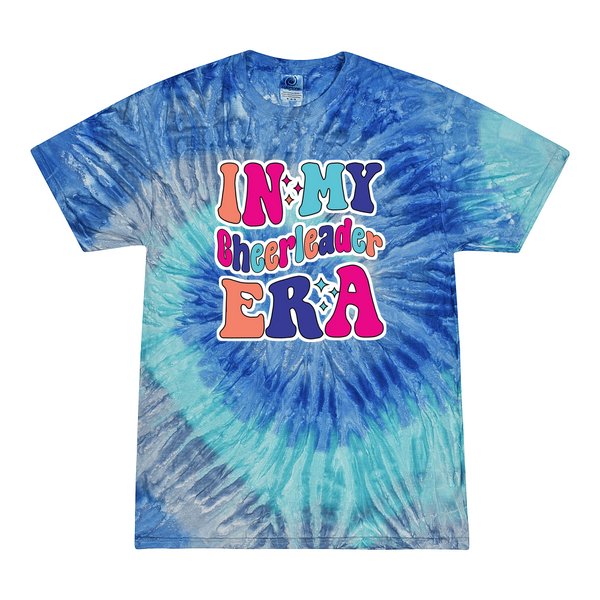 [[color:Blue Jerry]] In My Cheerleader Era Tie Dye T-shirt Blue Jerry