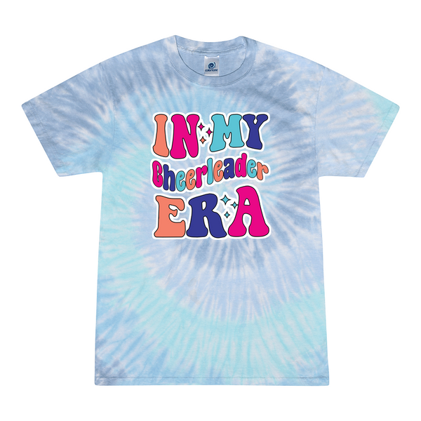 [[color:Lagoon]] In My Cheerleader Era Tie Dye T-shirt Lagoon