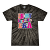 [[color:Spider Black]] In My Cheerleader Era Tie Dye T-shirt Spider Black